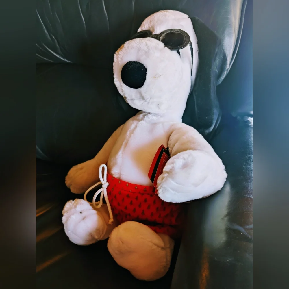BULLOCK'S Joe Cool Snoopy in SunGlasses & Red Trunks - VTG 80s / NWT - Picture 1 of 13